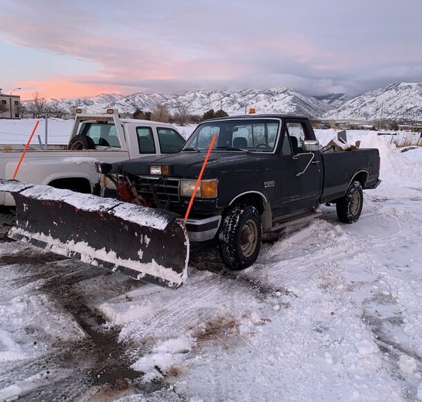 snow plow trucking