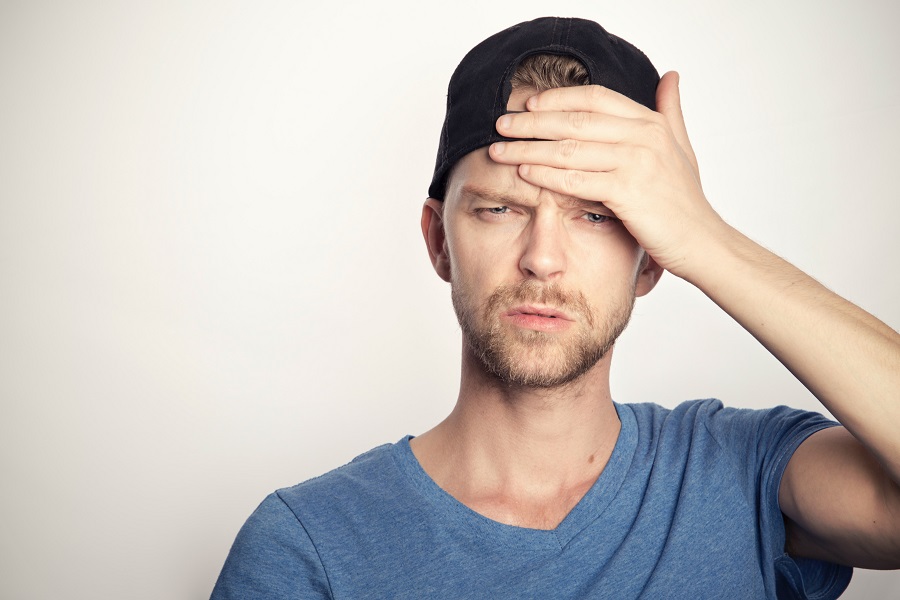 frustrated man