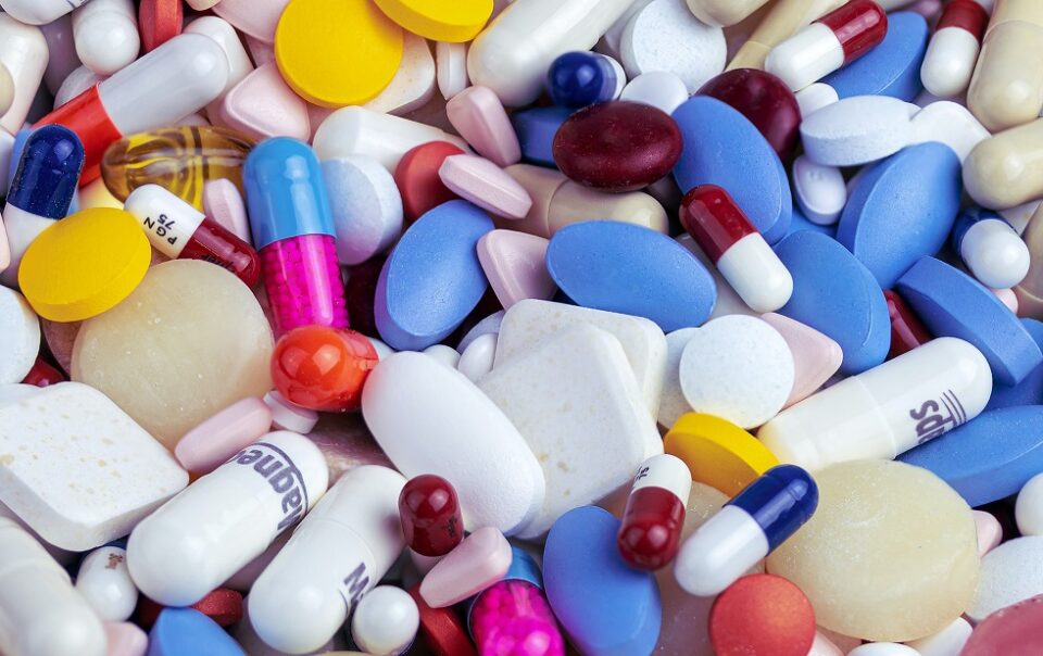 assortment of pills