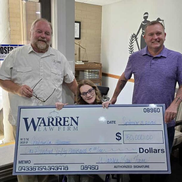 Gabby's getting a handicapped accessible bathroom thanks for her settlement!