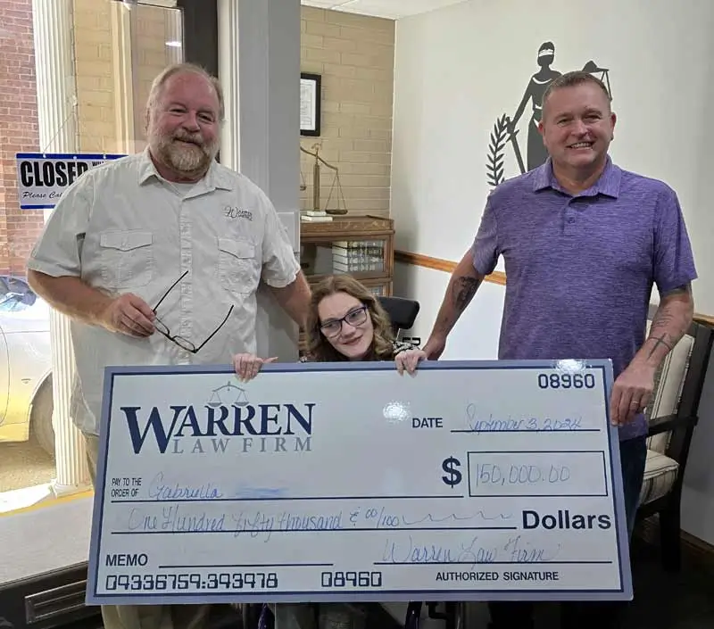 Warren Law Firm gets Results!
